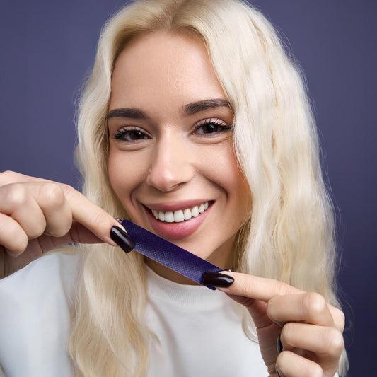 Purple Teeth Whitening Strips