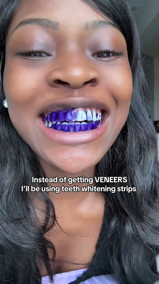 Purple Teeth Whitening Strips