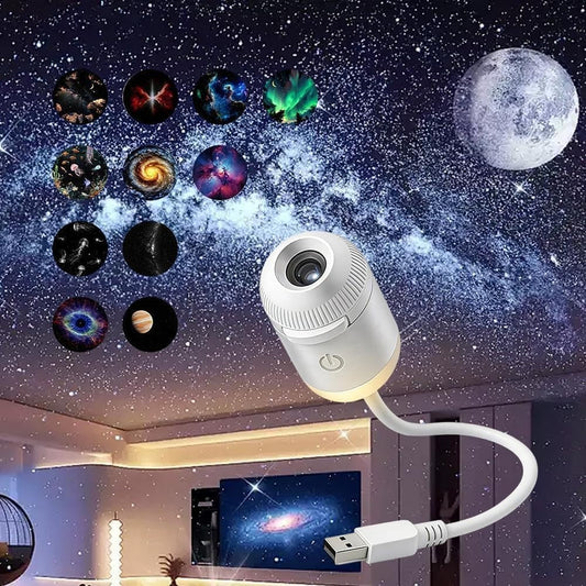 Galaxy Star Projector USB Night Light
